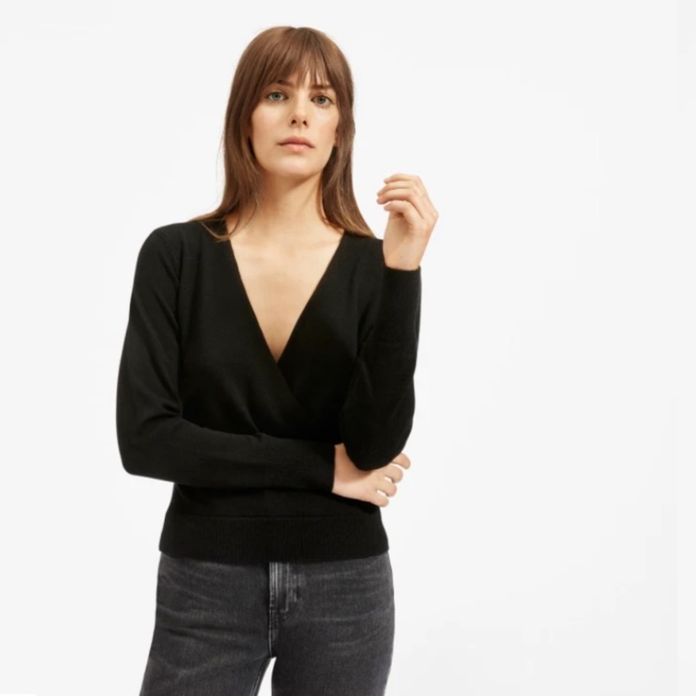 Everlane Cashmere Wrap Sweater